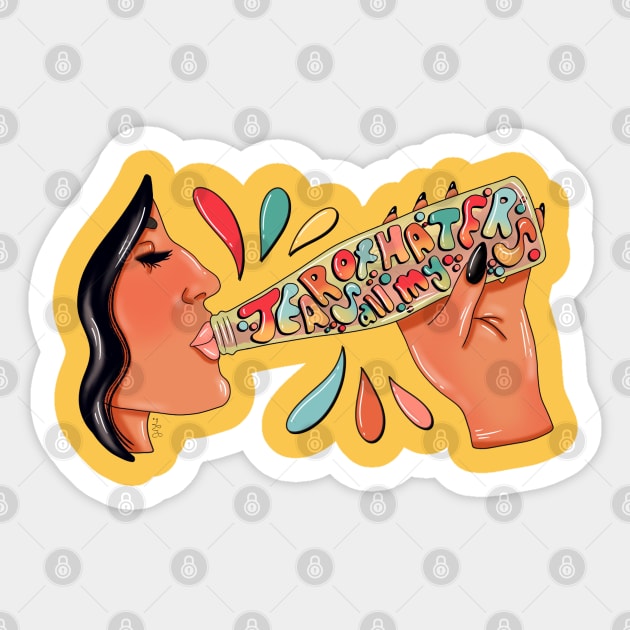 Haterade Tears of My Haters Sticker by My Depiction Addiction 